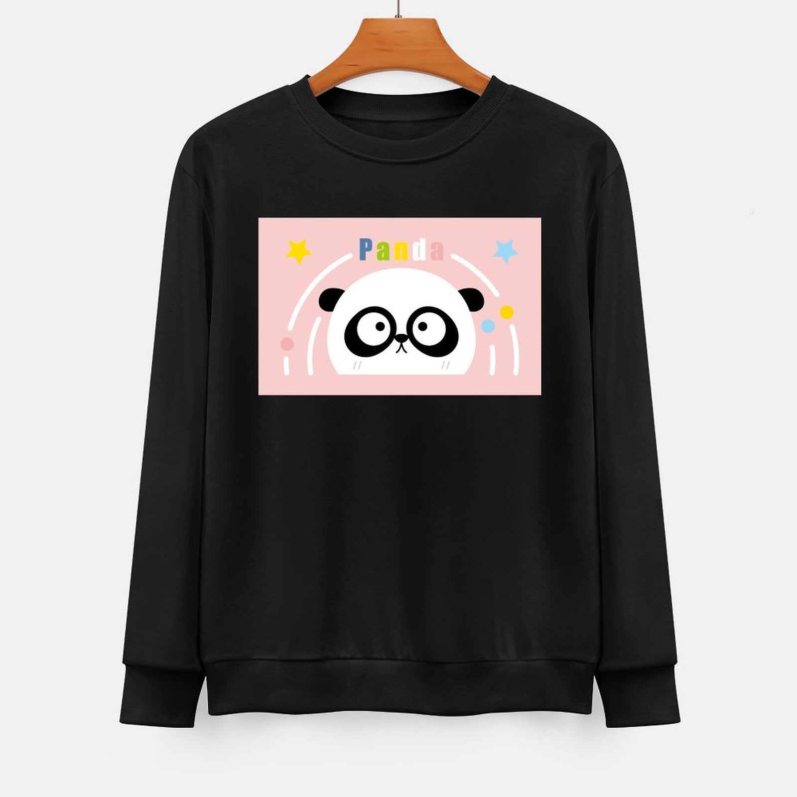 Front Patterned Long Sleeve TopEverydayComfort Shrink-Resistant